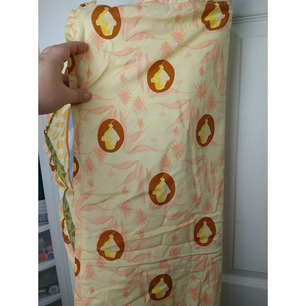 Zebra Jungle Pastel Baby Toddler Quilted Blanket 34.5